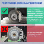 Brake Caliper Covers (4Pcs) for Tesla Model 3/Y/S/X/Cybertruck