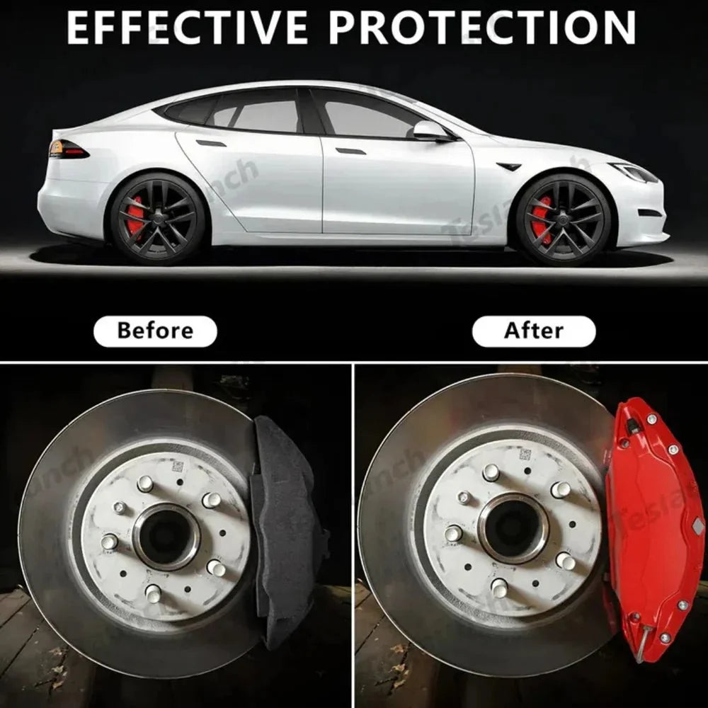 Brake Caliper Covers (4Pcs) for Tesla Model 3/Y/S/X/Cybertruck