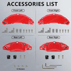 Brake Caliper Covers (4Pcs) for Tesla Model Y Juniper 2025+