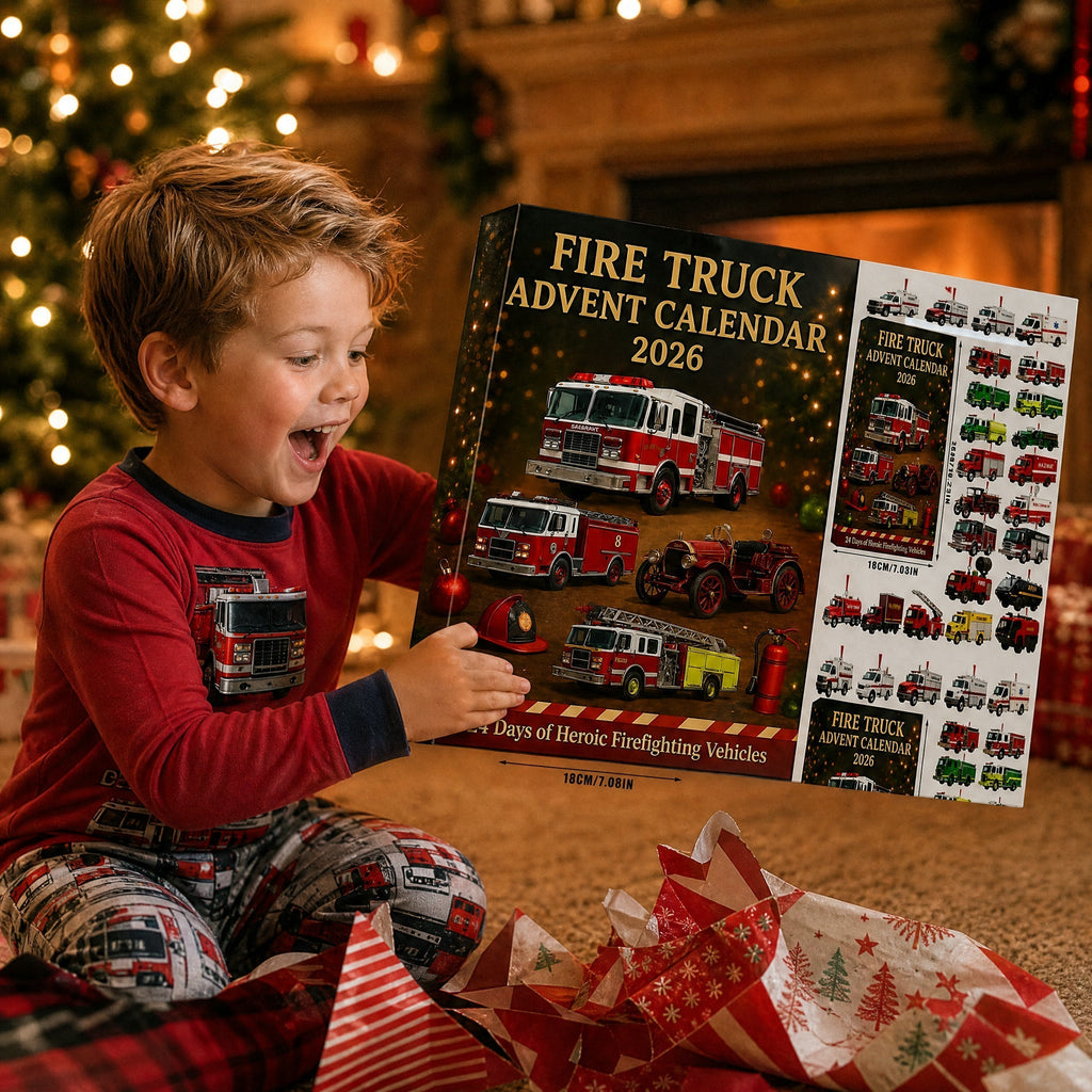 Fire Truck Advent Calendar 2026 - 24 Firefighting Vehicles
