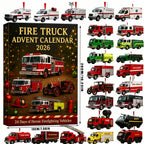 Fire Truck Advent Calendar 2026 - 24 Firefighting Vehicles