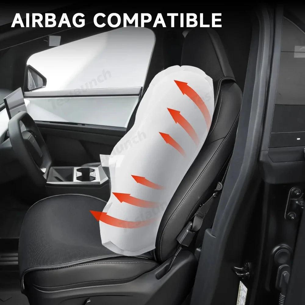 Breathable Mesh Seat Cover Set for Tesla Cybertruck 2024+