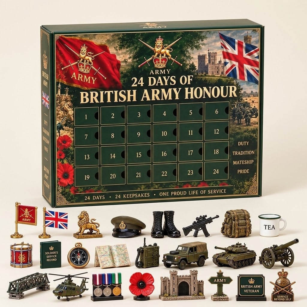 British Army Advent Calendar 2026 - 24 Military Mementos