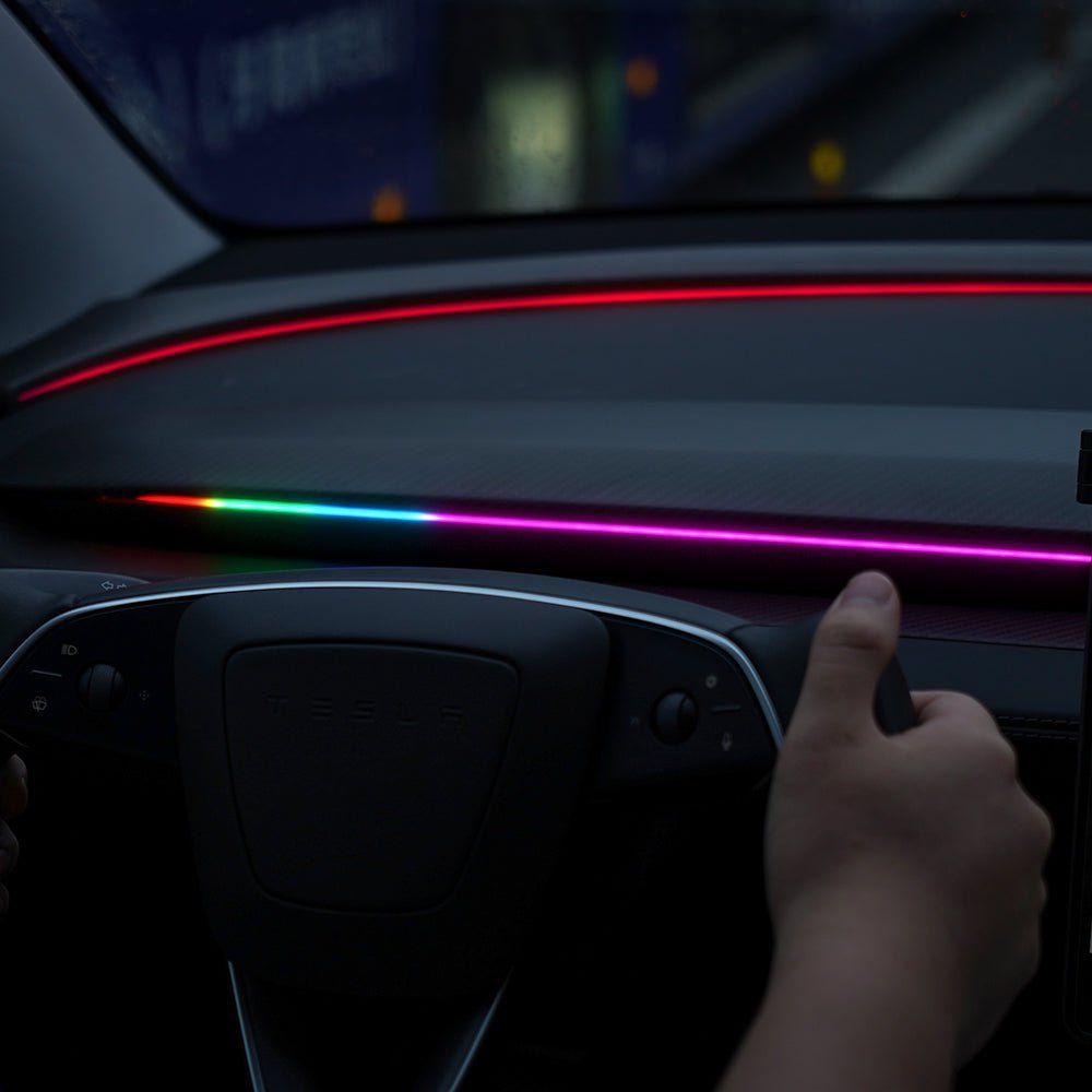 Miroken NeuroLight丨Model 3/Y Dashboard RGB Lights with Integrated BSD System