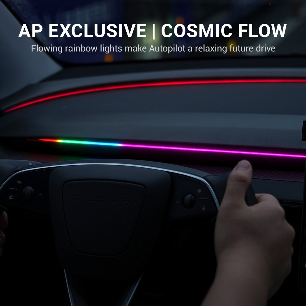 Miroken NeuroLight丨Model 3/Y Dashboard RGB Lights with Integrated BSD System