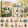 Bull Terrier Advent Calendar 2026 - 24 Acrylic Bull Terrier Ornaments