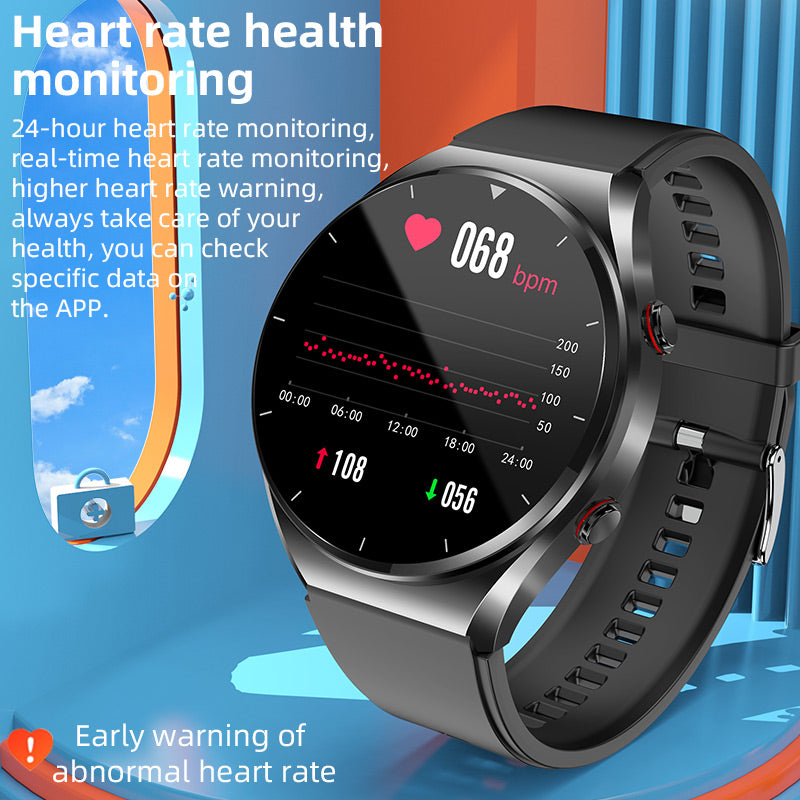 Miroken | One-Click Blood Sugar|Blood Glucose Blood Pressure ECG|ECG HRV Heart Rate Monitor Health Smart Watch