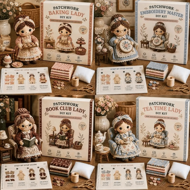 Handmade Patchwork Doll DIY Kit