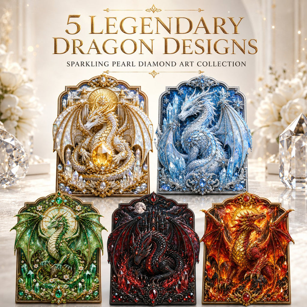 3D Layered Dragon Diamond Painting Kit