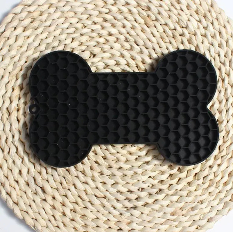 Bone Silicone Dog Lick Mat