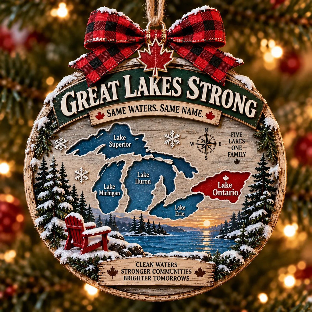 Lake Ontario Forever Christmas Keepsake Ornament