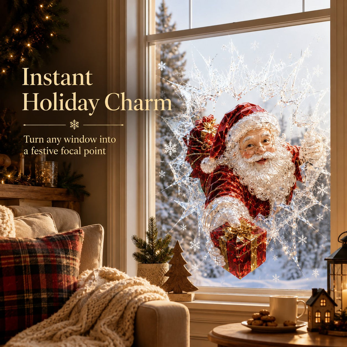 2026 Christmas Window Decals