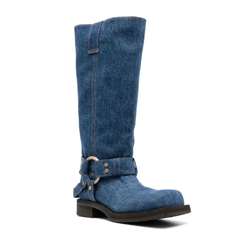 Ankle Armor Chunky-Sole Ankle Boots
