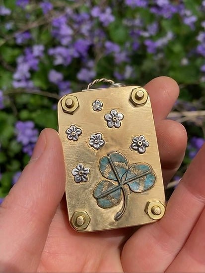 Miroken | Mini Flower Press | Compact Botanical Keepsake Maker | Portable Craft Tool