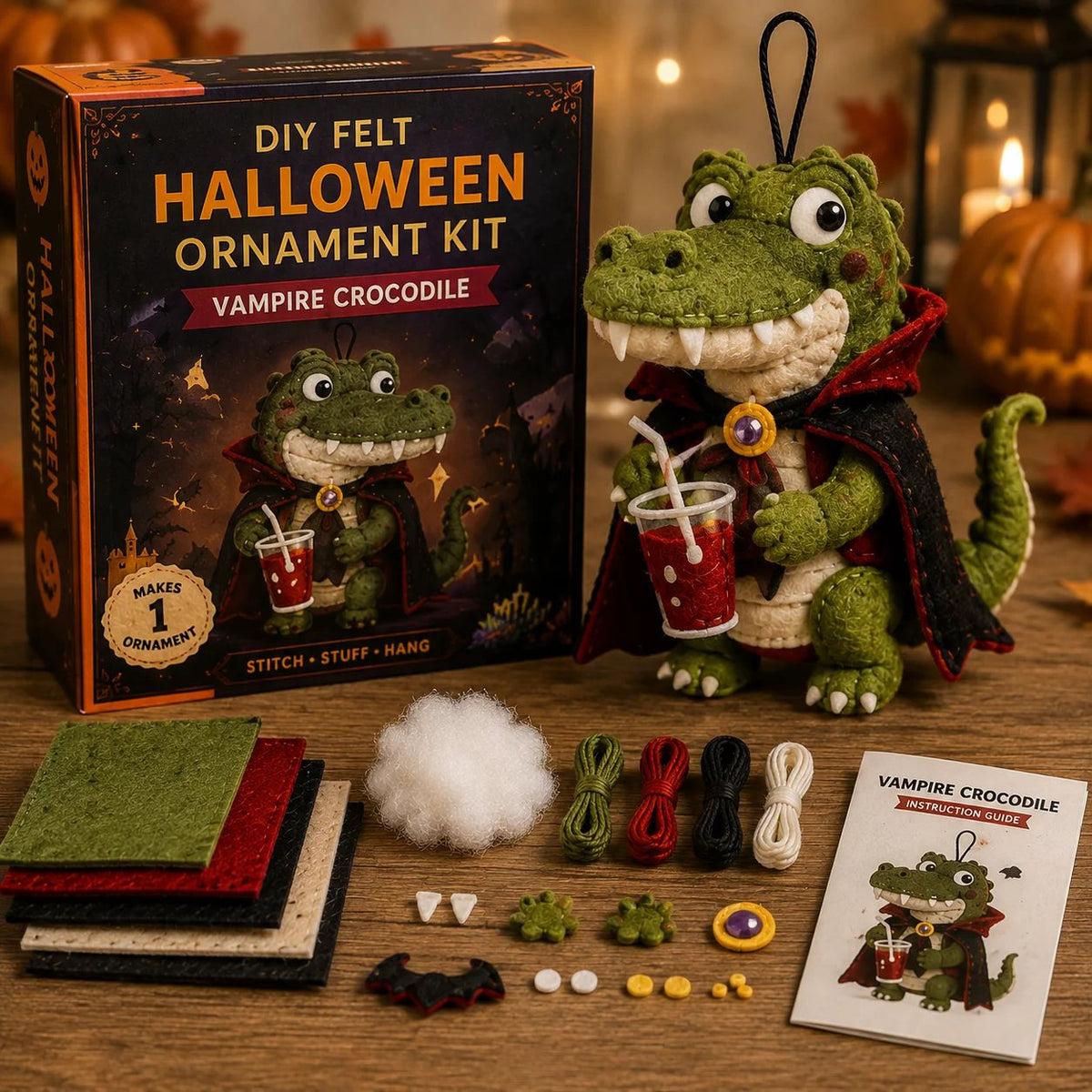 Spooky Critters Halloween DIY Ornament Collection
