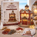 Vintage Firehouse Sea Glass-Style Mosaic Light DIY Kit