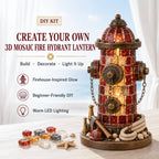 Vintage Firehouse Sea Glass-Style Mosaic Light DIY Kit