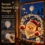 Christmas Window Light Ornament with Suction Cup