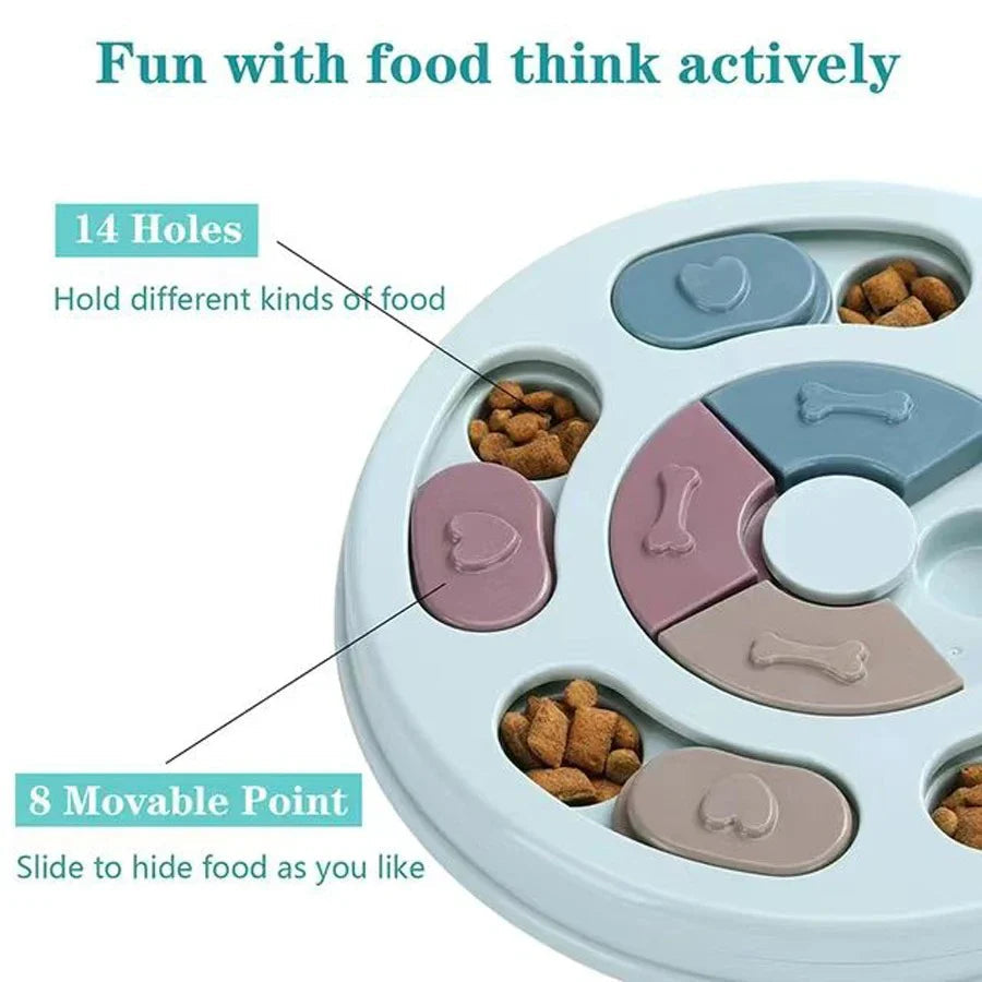 Slow Feeder Puzzle Bowl