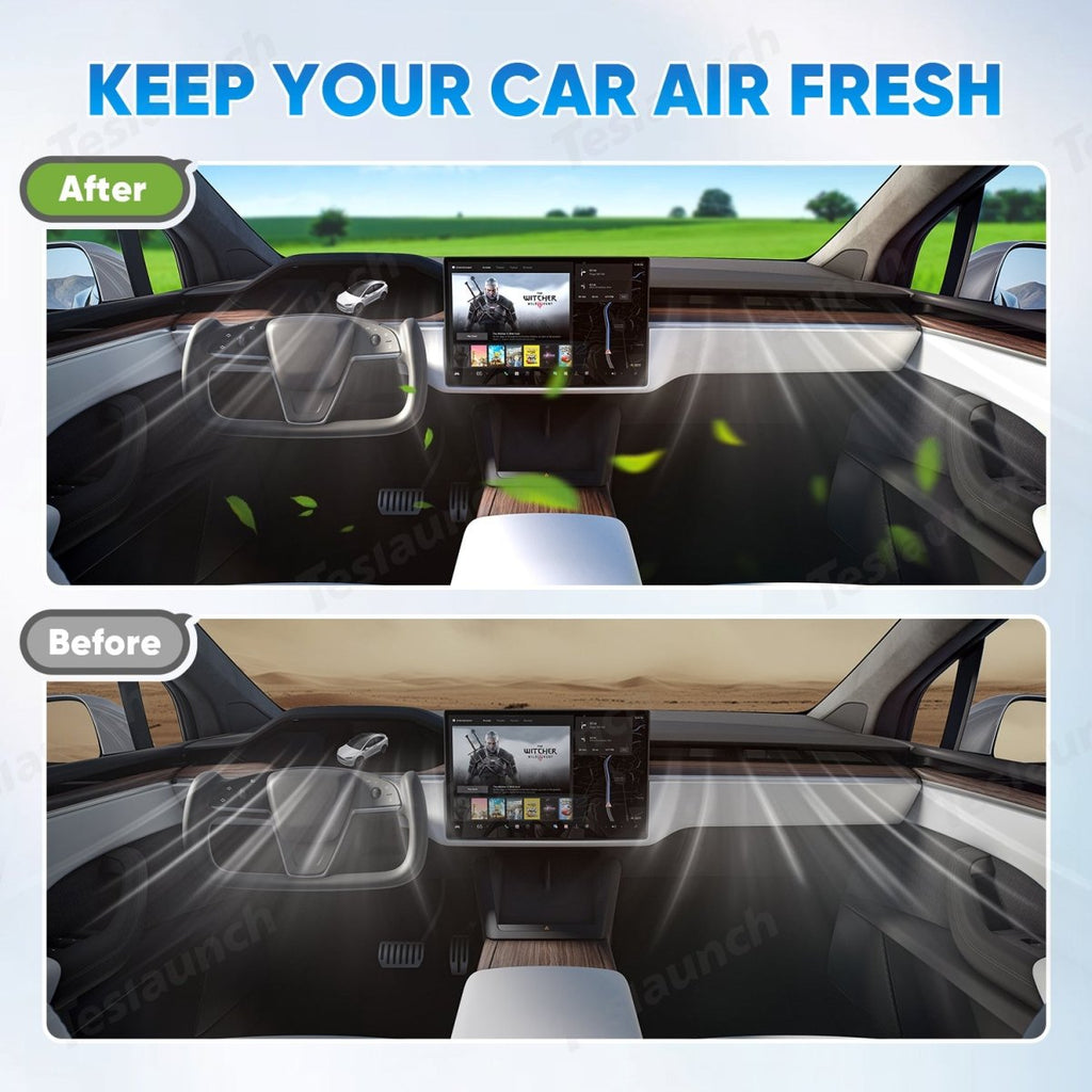 Cabin Air Filter & HEPA Filter with Activated Carbon for Tesla Model S 2012+
