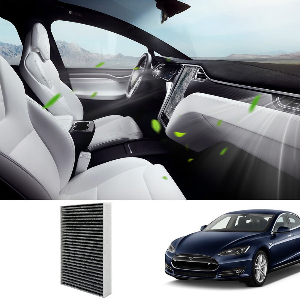 Cabin Air Filter & HEPA Filter with Activated Carbon for Tesla Model S 2012+
