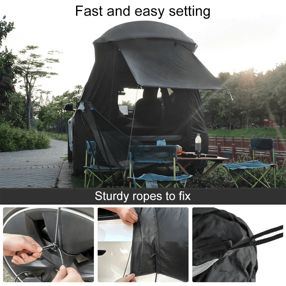 Camping Tent Tailgate Outdoor Waterproof Sunshade Privacy Shade Awning for Tesla Model Y