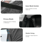 Camping Tent Tailgate Outdoor Waterproof Sunshade Privacy Shade Awning for Tesla Model Y