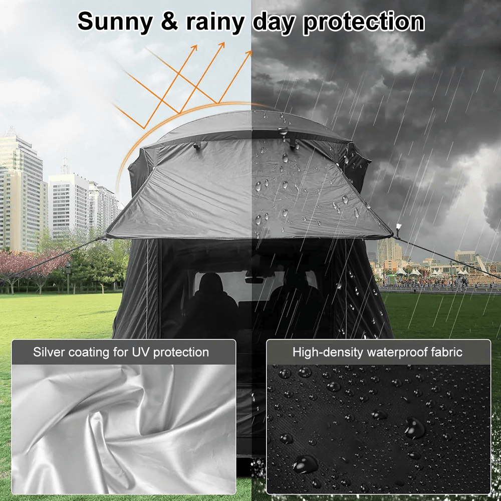 Camping Tent Tailgate Outdoor Waterproof Sunshade Privacy Shade Awning for Tesla Model Y
