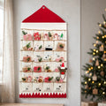 Canvas House Advent Calendar - Reusable Hanging Calendar with 24 Compartments