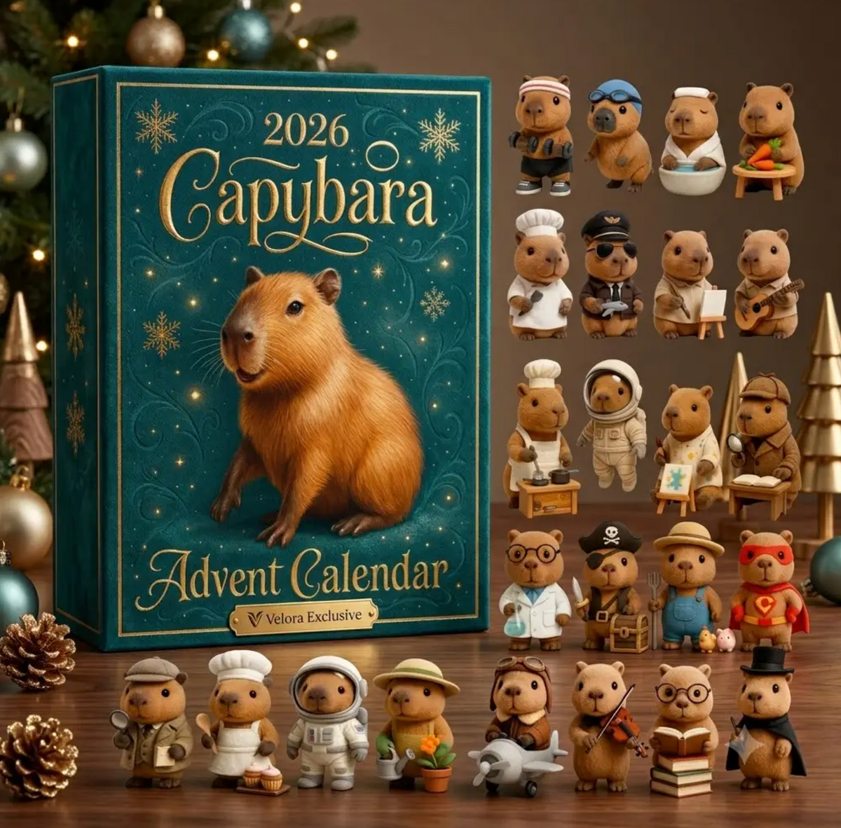 Capybara Advent Calendar 2026 - 24 Cuddly Surprises
