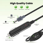Car Charger to DC Cable with Switch for Starlink Mini (10ft/3M)