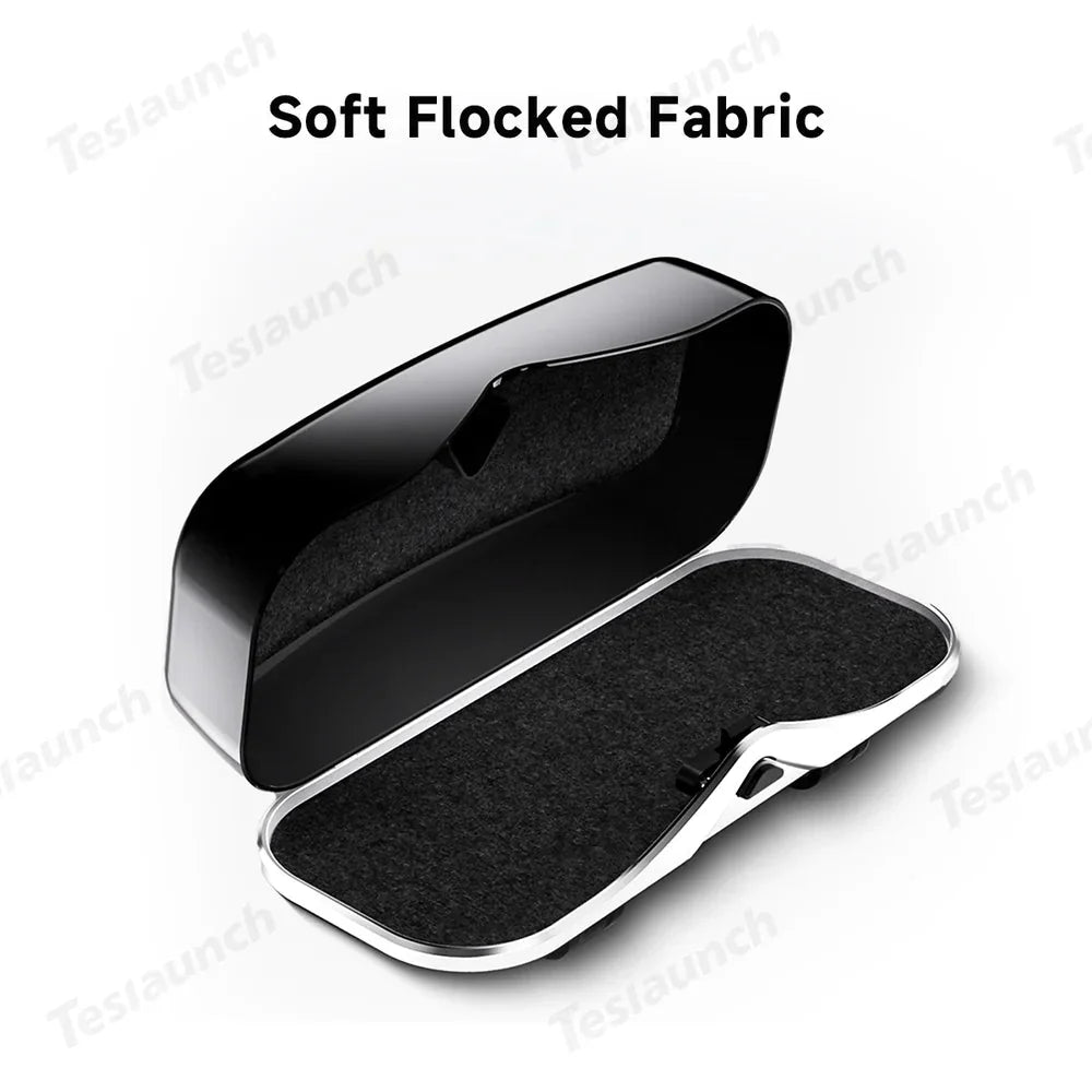 Car Sun Visor Glasses Storage Box – Universal Fit for All Cars