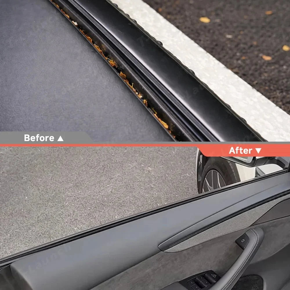 Car Window Wind Noise Reduction Seals for Tesla Model 3/Y/S/X