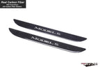 Carbon Fiber Door Sill Protector Covers (2 Pcs) For Tesla Model S (2016-2020)