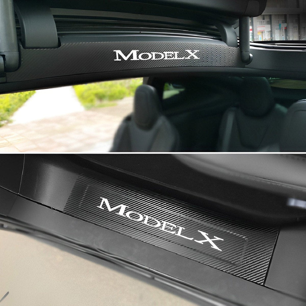 Carbon Fiber Interior Wrap Kit Sticker for Tesla Model X (2015-2020)