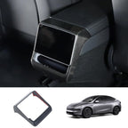Carbon Fiber Rear AC Vent Cover (Carbon Fiber Pattern ABS) for Tesla Model Y Juniper 2025+