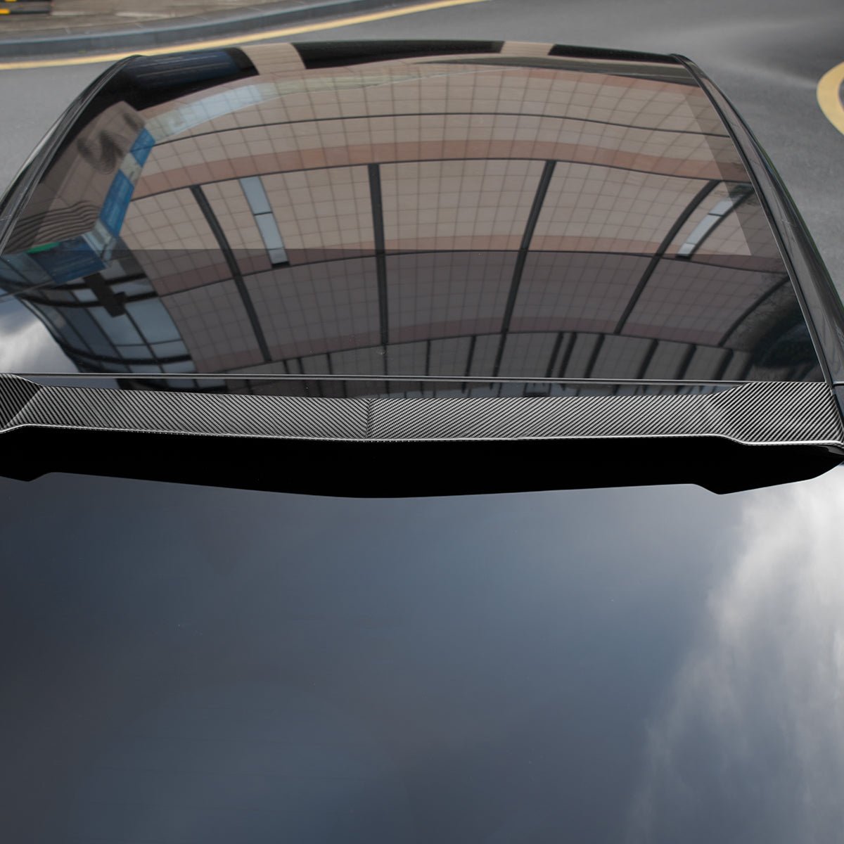 Dry Carbon Fiber Roof Spoiler for Model Y 2020-2026 | Miroken
