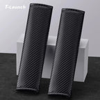 Carbon Fiber Style Seat Belt Shoulder Pad - Universal Fit for All Cars