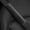 Carbon Fiber Style Seat Belt Shoulder Pad - Universal Fit for All Cars