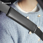 Carbon Fiber Style Seat Belt Shoulder Pad - Universal Fit for All Cars