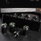 Carbon Fibre Car Wheel Tire Valve Stem Cap For Tesla Model3/Y/X/S（4pcs）