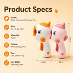 MirokenInteractive Cat Treat Launcher Toy with Laser - Indoor Cat Enrichment Game for Bored Cats, Exercise & Feeding Fun