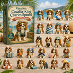 Cavalier King Charles Advent Calendar 2026 - 24 Cavalier Christmas Ornaments