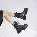 Barka Denim Platform Boots