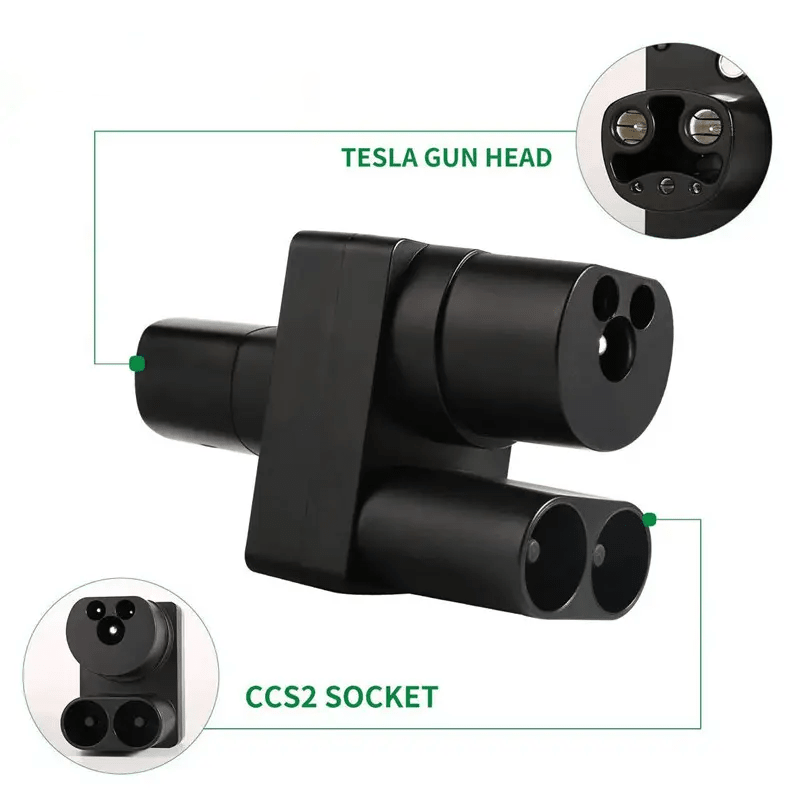 CCS2 to Tesla/NACS EV Charging Adapter for Model 3/Y/S/X
