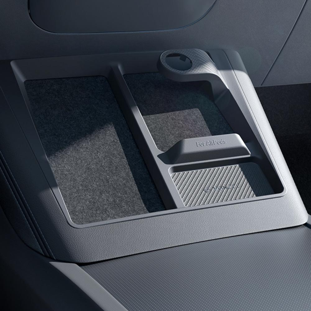3-in-1 Wireless Charging Anti-Slip Organizer for Model 3 Highland / Model Y Juniper | Miroken