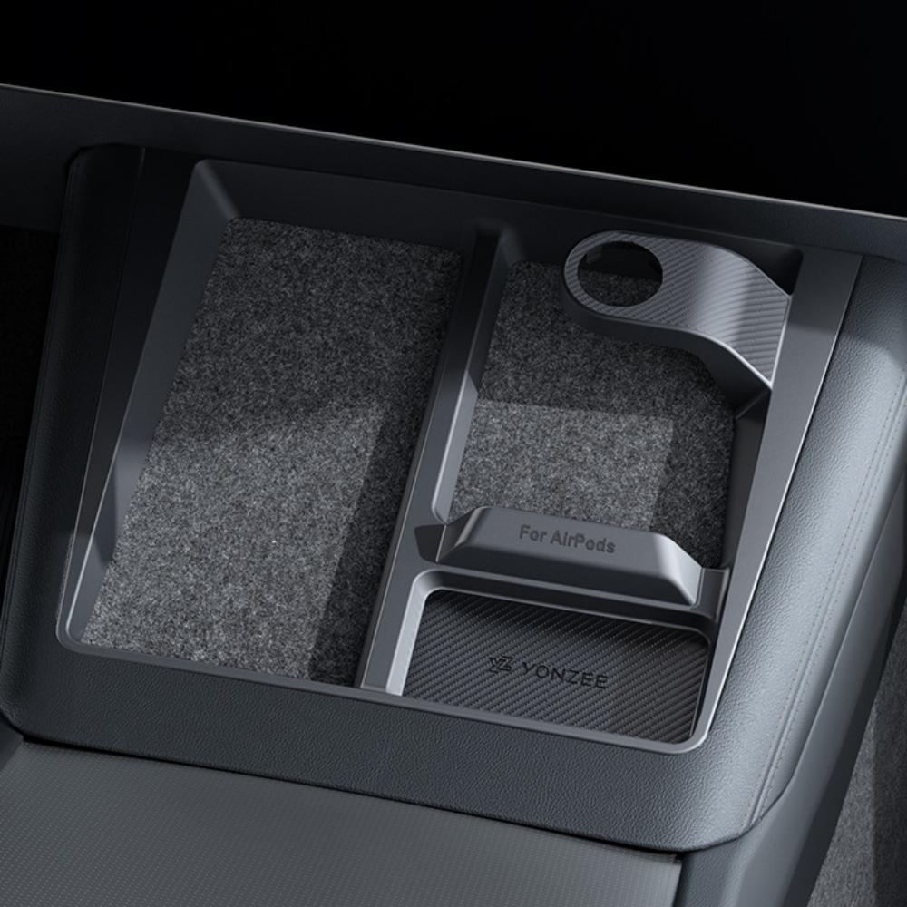 3-in-1 Wireless Charging Anti-Slip Organizer for Model 3 Highland / Model Y Juniper | Miroken