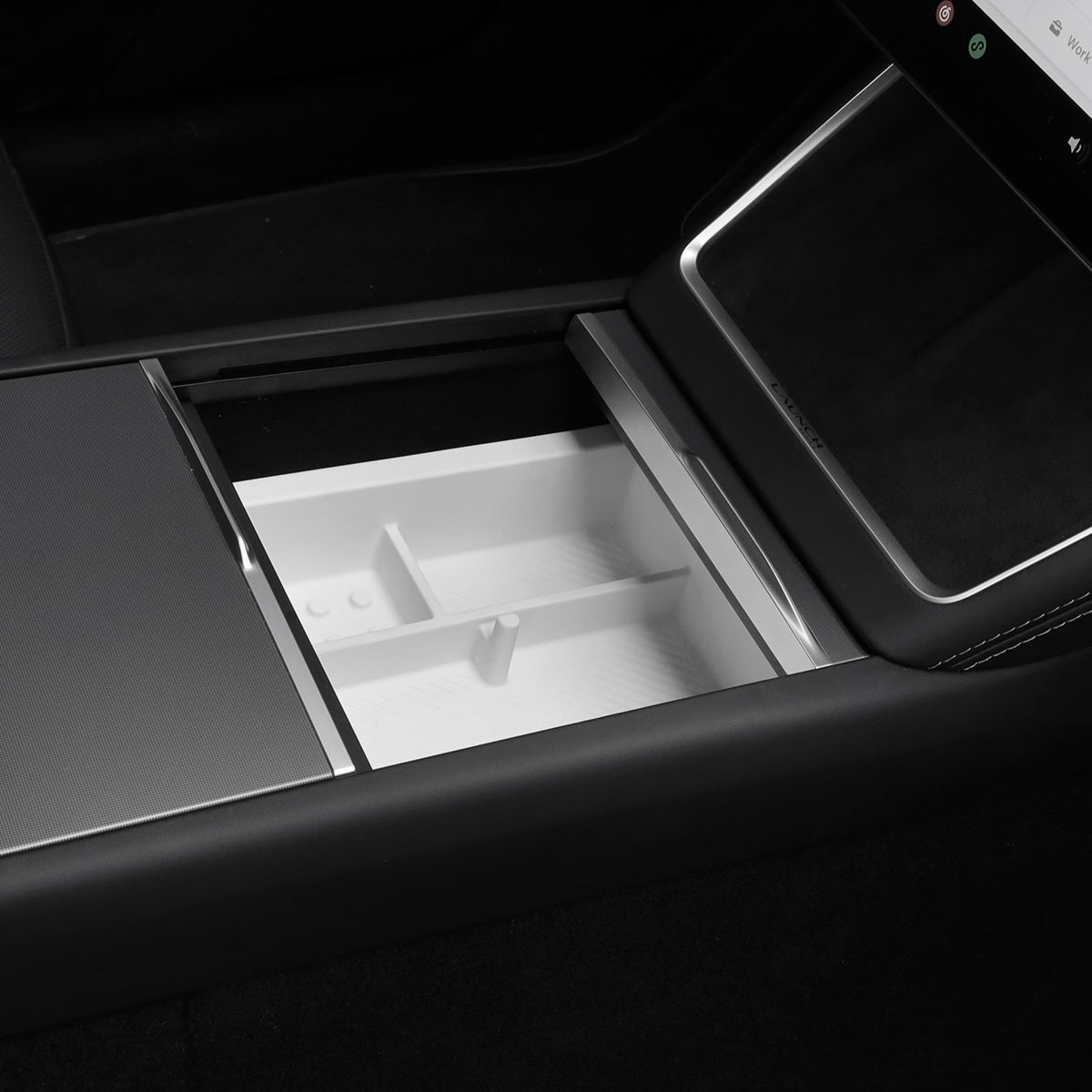 Center Console & Armrest Storage Box for Tesla Model Y Juniper 2025+
