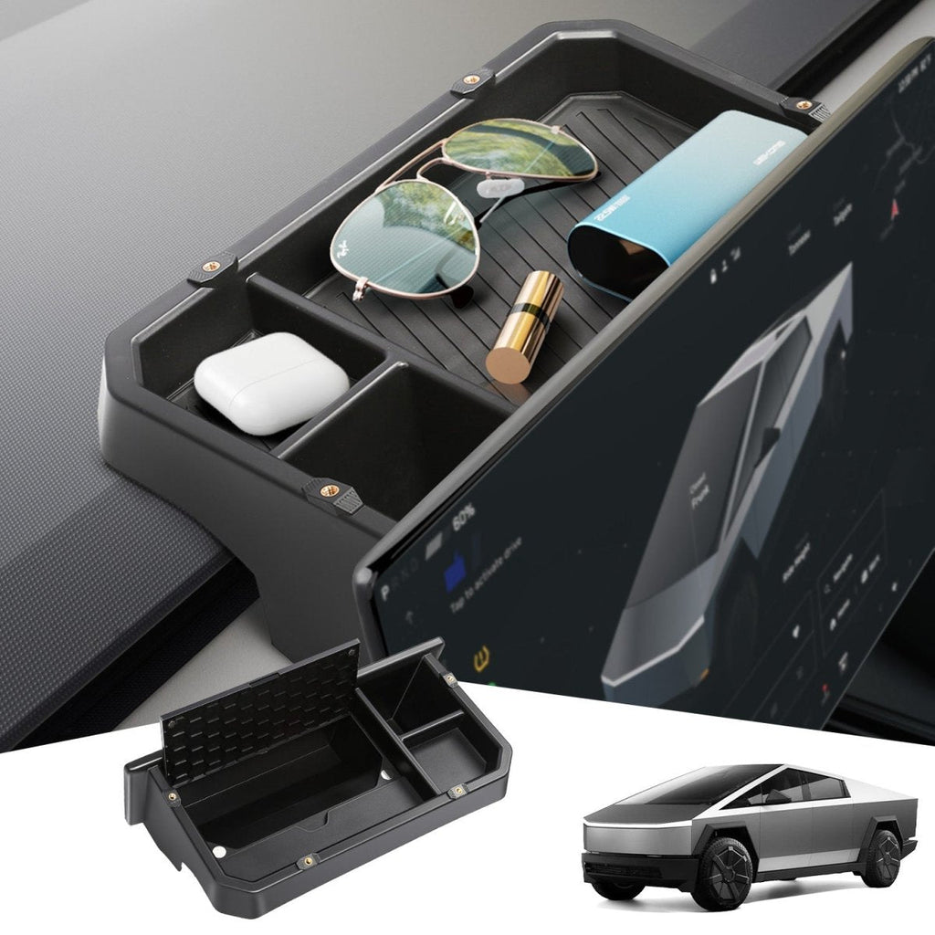 Center Console Behind Screen Storage Box for Cybertruck