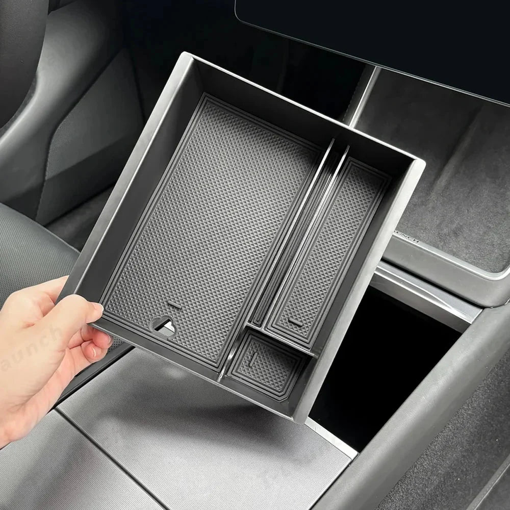 Center Console Organizer and Armrest Box for Tesla Model 3 Highland Standard 2025+